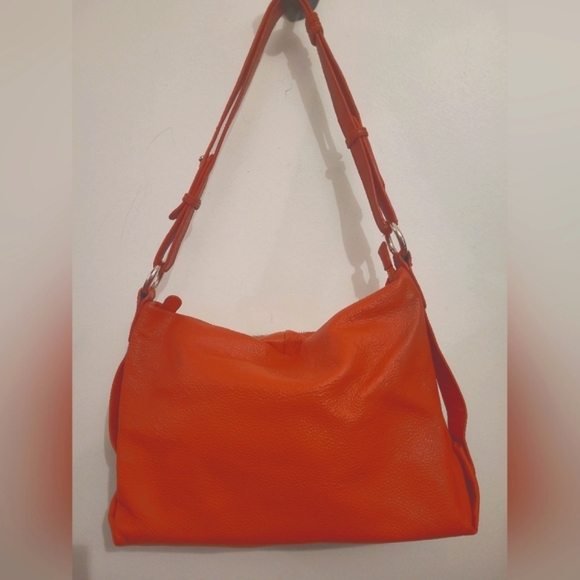 Raisa by Heys 3 Piece Leather Purse Set in Pumpkin - Picture 2 of 11